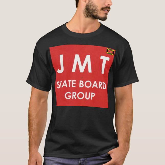 JMT CLASSIC. Camiseta oscura básica (Anverso)