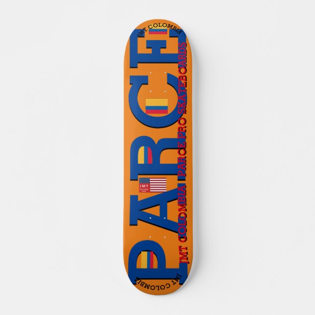 JMT COLOMBIA PARCE 7 3/4" Tabla de Skateboard (Anverso )