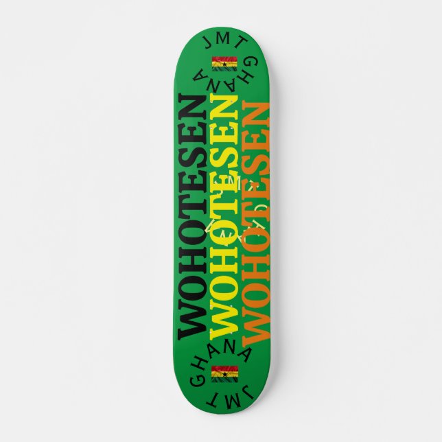 JMT GHANA  7 3/4" Cubierta de Skateboard (Anverso )