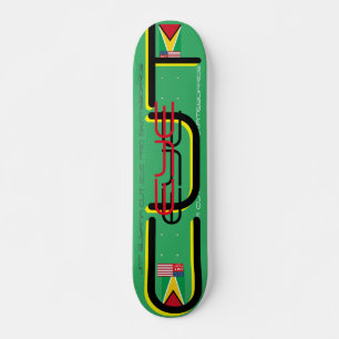 JMT GUYANA CORTA OJO 7 3/4" Tabla de Skateboard