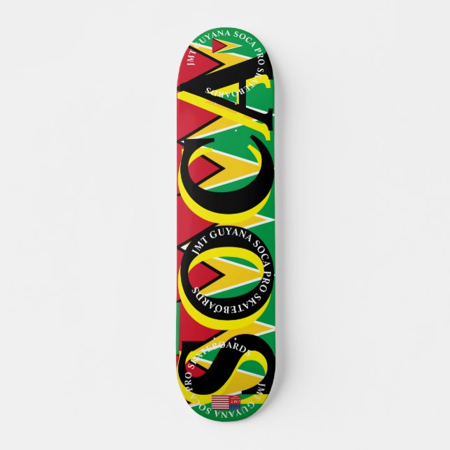 JMT GUYANA SOCA 7 3/4" Deck de monopatín (Anverso )