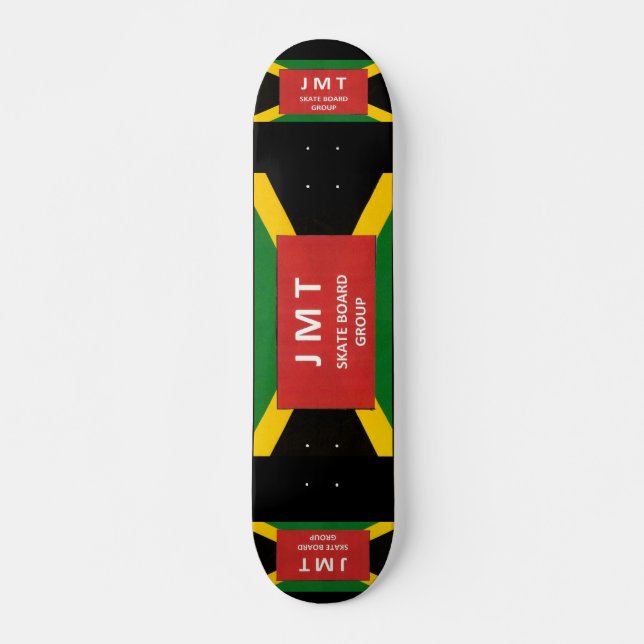 JMT JAMAICA OFICIAL 7 Placa de skateboard de 3/4" (Anverso )