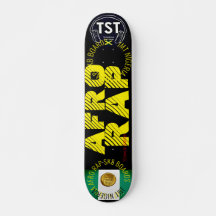 JMT NIGERIA AFRO RAP /TST 7 3/4" Tabla de skate