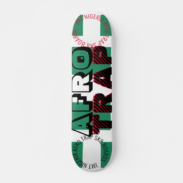 JMT NIGERIA AFRO TRAP Skateboard (Anverso )