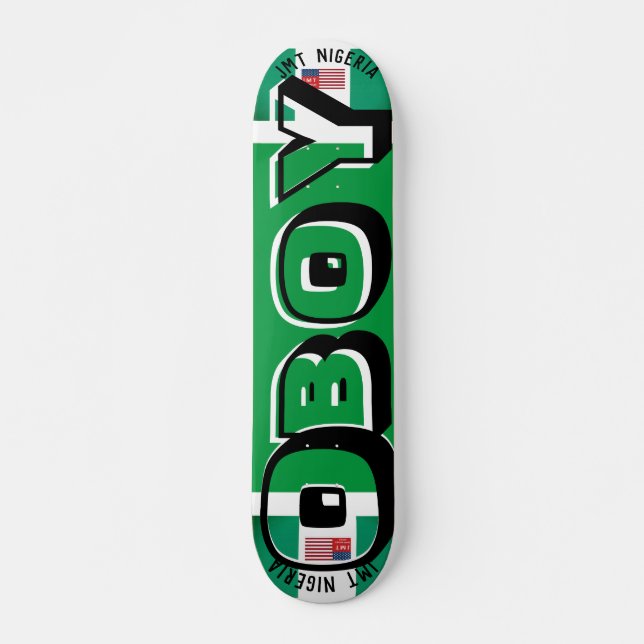 JMT NIGERIA O BOY 7 3/4" cubierta para skateboard (Anverso )