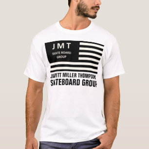 JMT OFFICIAL SK8 Camiseta Básica para Hombre