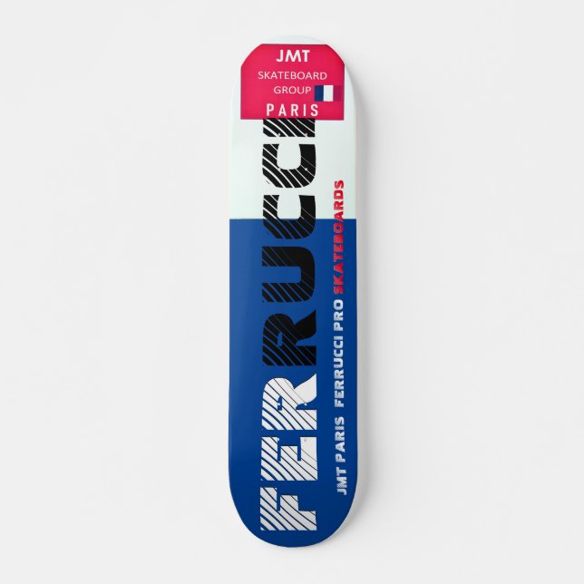 JMT PARIS FERRUCCI 7 cubierta para skateboard de 3 (Anverso )