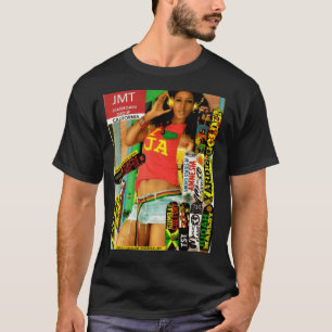 JMT SK8 OFICIAL. / Camiseta básica oscura TINA