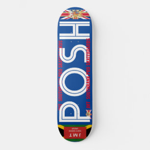 JMT UK  POSH 8 1/4" Tabla de Skateboard