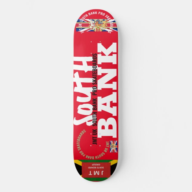 JMT UK SOUTH BANK 8 Skateboard Deck de 1/4" (Anverso)