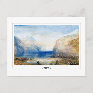 JMW Turner #12-2 - Tarjeta postal de arte fino