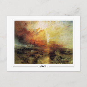 JMW Turner #133-2 - Tarjeta postal de arte