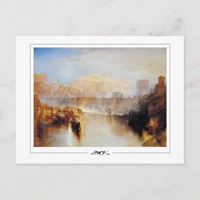 JMW Turner #15-3 - Tarjeta postal de arte (Anverso)