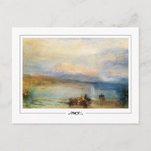 JMW Turner #18-3 - Tarjeta postal de arte fino