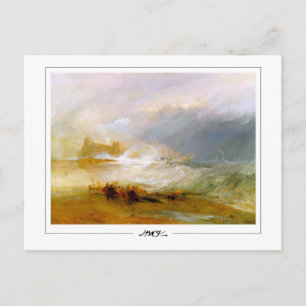 JMW Turner #24-3 - Tarjeta postal de arte fino