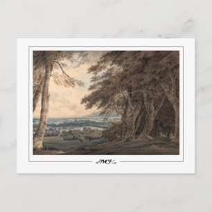 JMW Turner #26-3 - Tarjeta postal de arte fino