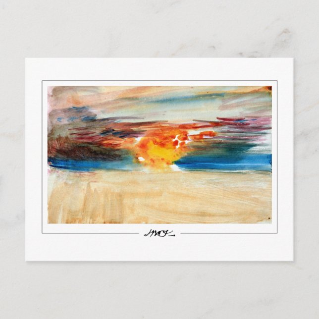 JMW Turner #326 - Tarjeta postal de arte fino (Anverso)