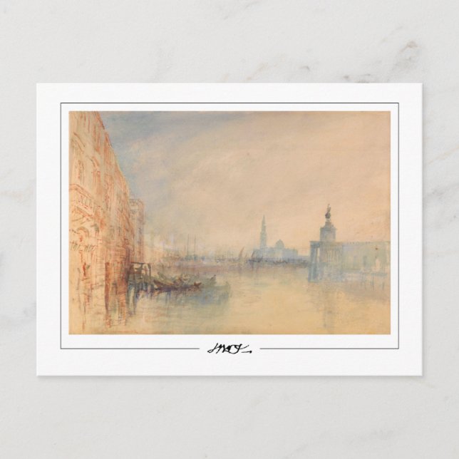 JMW Turner #33-2 - Tarjeta postal de arte (Anverso)