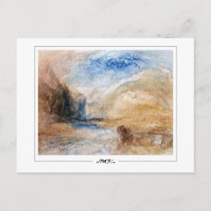 JMW Turner #362-3 - Tarjeta postal de arte fino