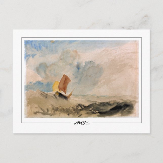 JMW Turner #393 - postal Bella Artes (Anverso)
