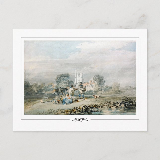 JMW Turner #408-3 - Tarjeta postal de arte (Anverso)