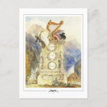 JMW Turner #560-3 - Tarjeta postal de arte fino