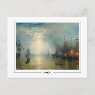 JMW Turner #5-2 - Tarjeta postal de arte fino