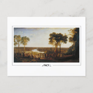 JMW Turner #5-3 - Tarjeta postal de arte fino