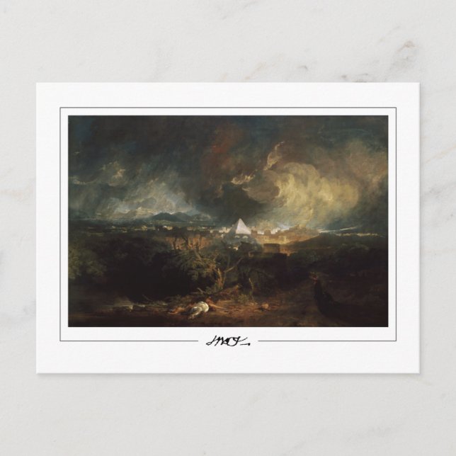 JMW Turner #7-2 - Tarjeta postal de arte fino (Anverso)