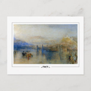 JMW Turner #9-3 - Tarjeta postal de arte fino