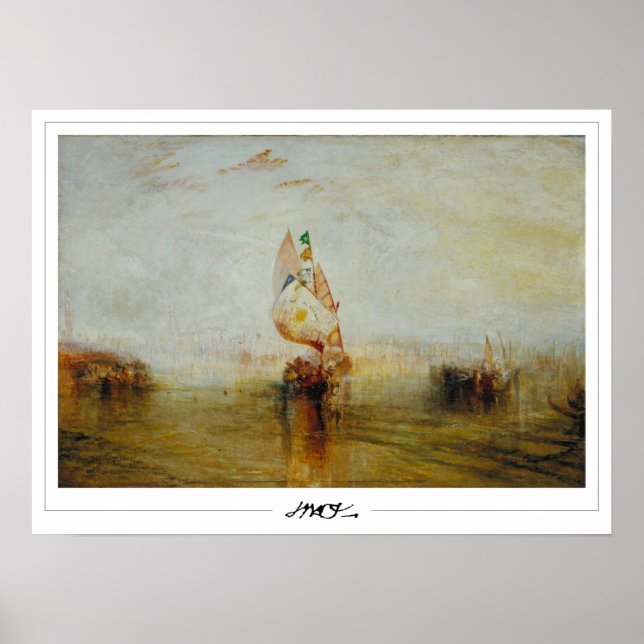 JMW Turner Zedign Poster de arte #14-3 (Frente)