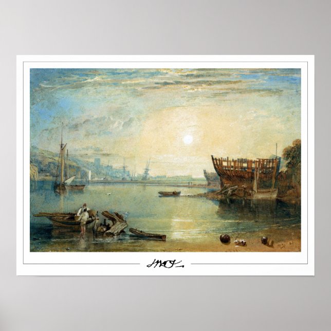 JMW Turner Zedign Poster de arte #18-2 (Frente)