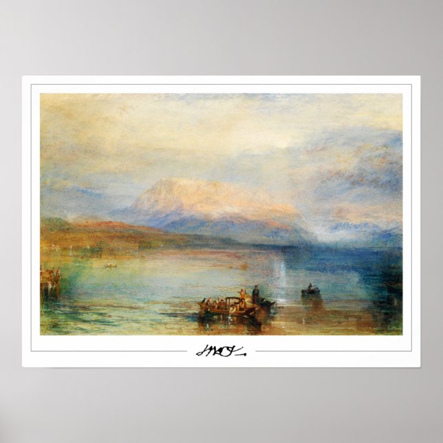 JMW Turner Zedign Poster de arte #18-3 (Frente)