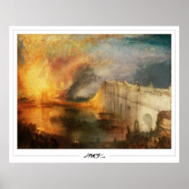 JMW Turner Zedign Poster de arte #19-3