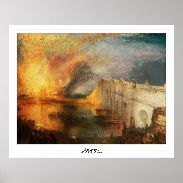 JMW Turner Zedign Poster de arte #19-3 (Frente)