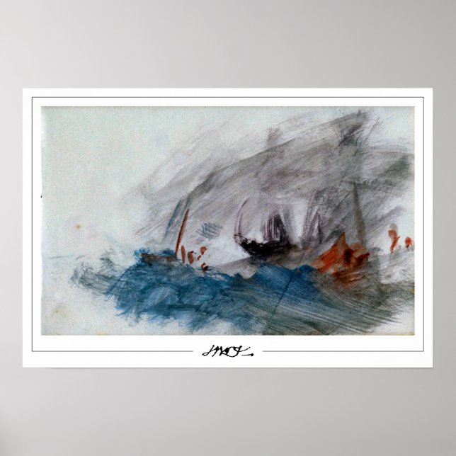 JMW Turner Zedign Poster de arte #230 (Frente)