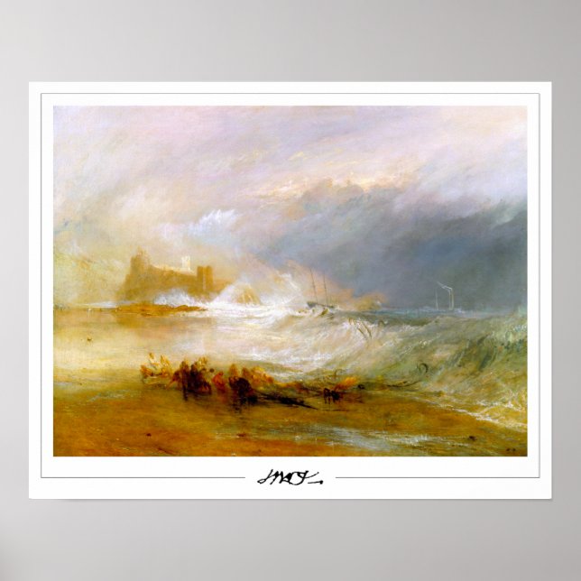 JMW Turner Zedign Poster de arte #24-3 (Frente)