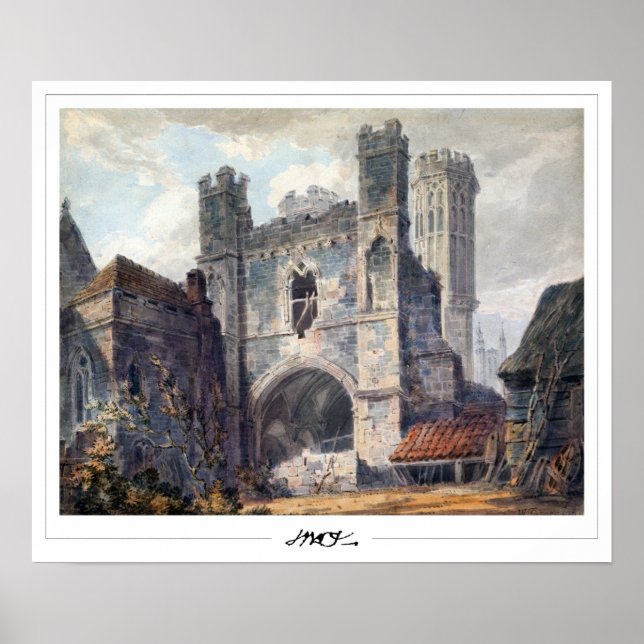 JMW Turner Zedign Poster de arte #27-2 (Frente)