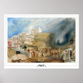 JMW Turner Zedign Poster de arte #27-3