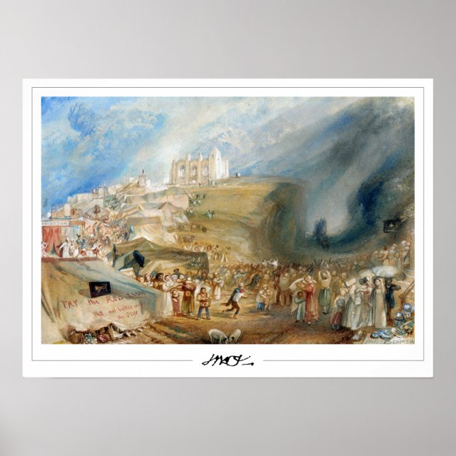 JMW Turner Zedign Poster de arte #27-3 (Frente)