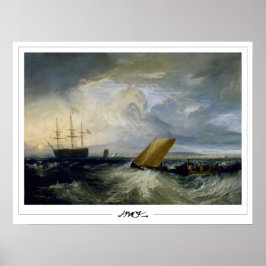 JMW Turner Zedign Poster de arte #30-3