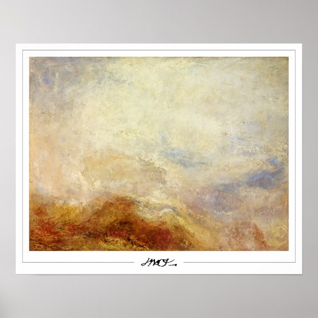 JMW Turner Zedign Poster de arte #36-2 (Frente)