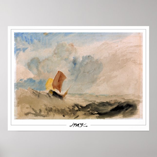 JMW Turner Zedign Poster de arte #393 (Frente)