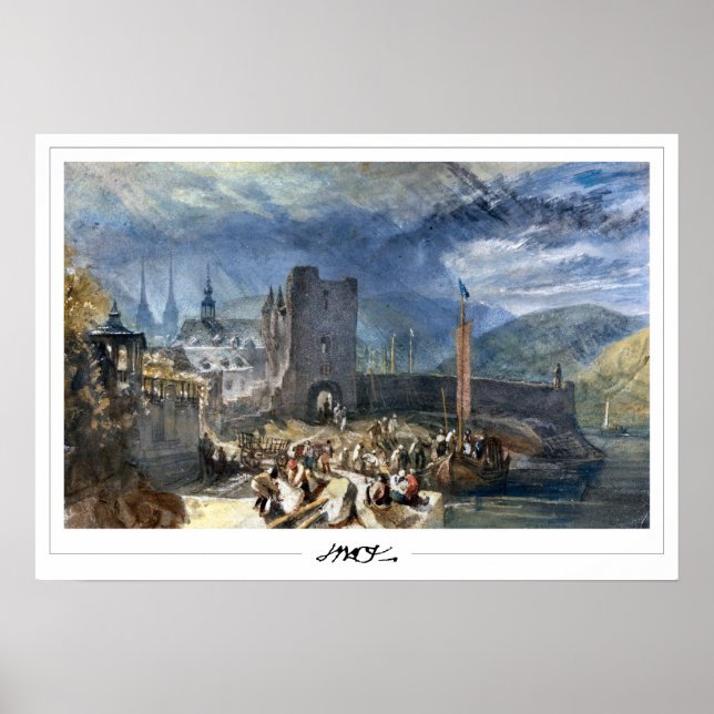 JMW Turner Zedign Poster de arte #42-2 (Frente)