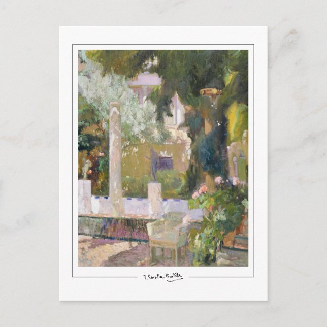 Joaquín Sorolla #16 - Tarjeta postal de arte fino (Anverso)