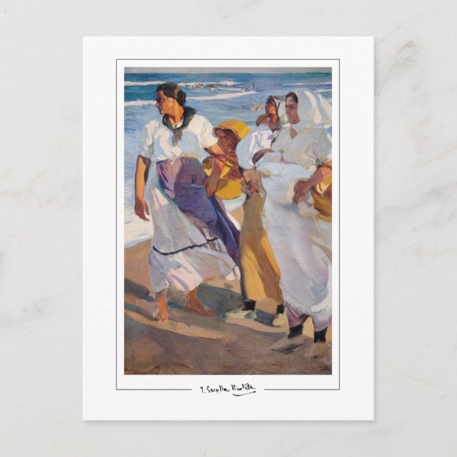 Joaquín Sorolla #1 - Postal Bella Artes (Anverso)