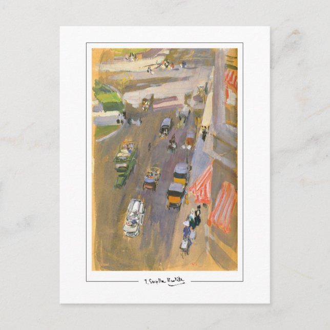 Joaquín Sorolla #20 - Postal Bella Artes (Anverso)