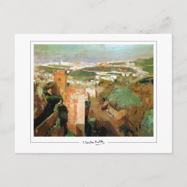 Joaquín Sorolla #254 - Tarjeta postal de arte fino (Anverso)