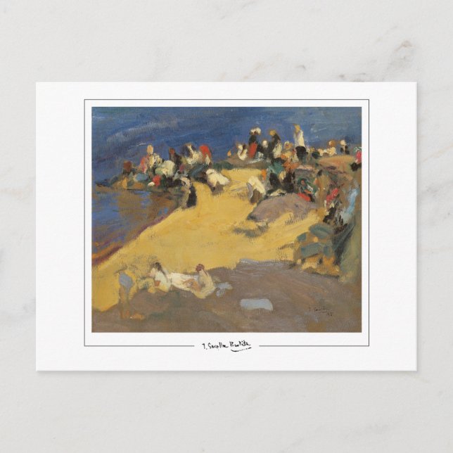 Joaquín Sorolla #2 - Tarjeta postal de arte fino (Anverso)