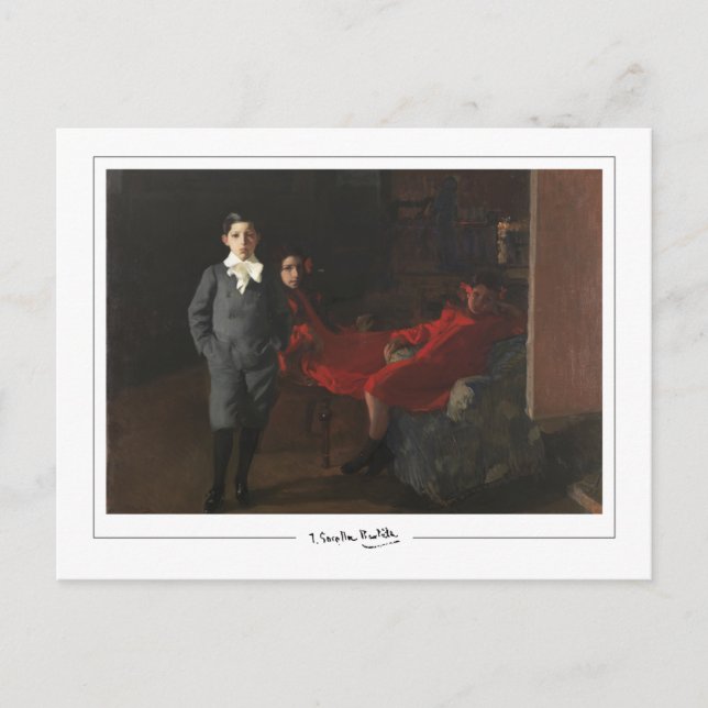 Joaquín Sorolla #34 - Postal Bella Artes (Anverso)